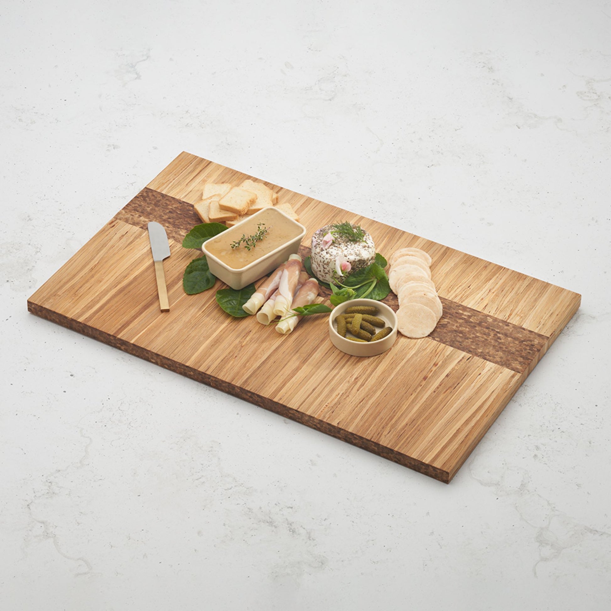 fast lane board with an array of charceuterie items