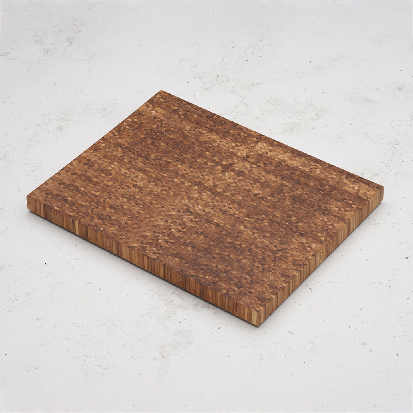 Overhead view of the large care to share bread board