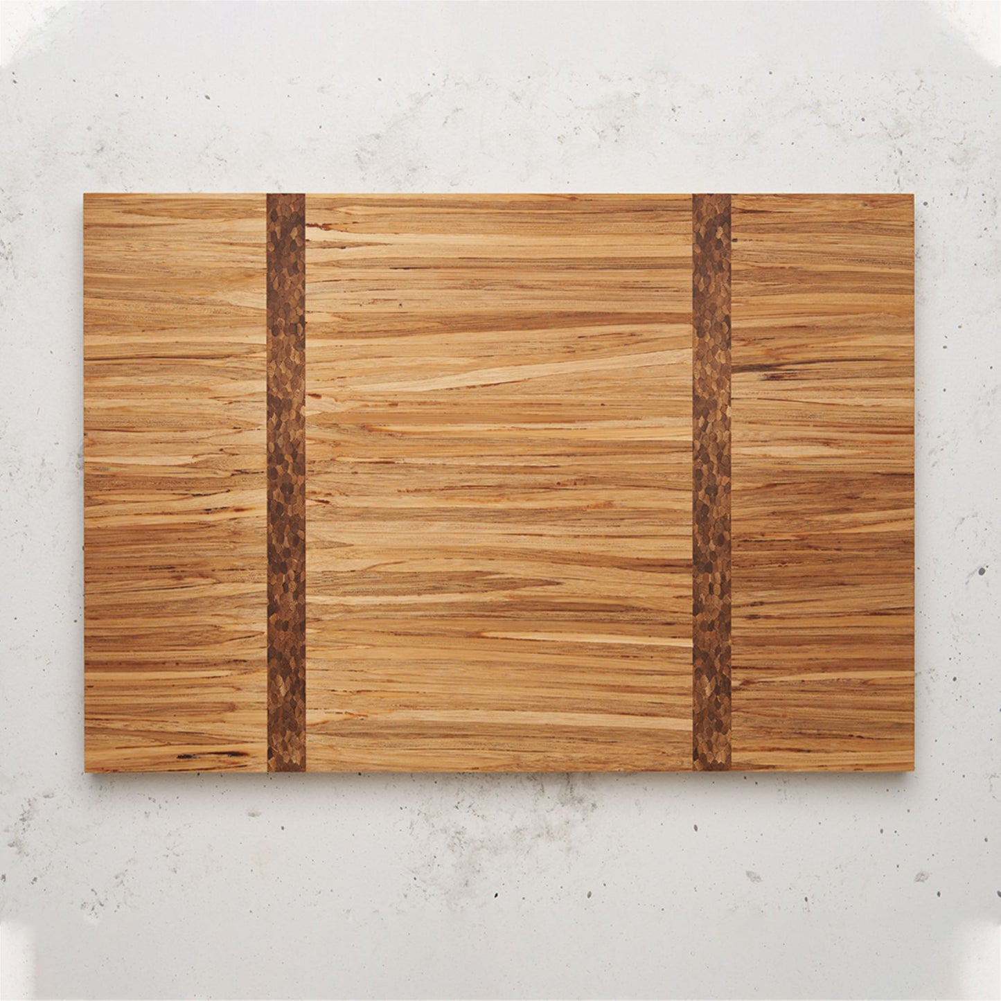 overhead view of the medium size gather and graze serving board